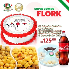 Super Combo Tema do Flork - Torta 1kg - Feminino (Tema a escolha do cliente)