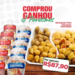 Comprou Ganhou c/ Mini Panetones - (Frutas e Chocotone) 80g