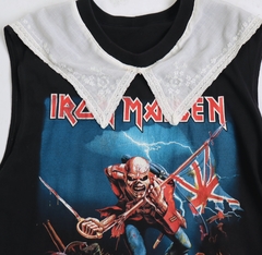 Camiseta Iron Maiden Upcycling