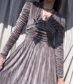 Vestido de veludo Burberry - loja online