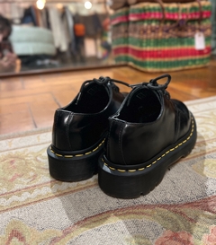 Dr Martens Shoes 34 Black Oxford with Yellow Stitching