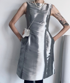 Vestido metálico Dior 2014 - loja online