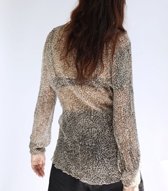 Imagem do Blusa seda leopardo