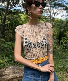 Blusa Vintage de crochê - comprar online