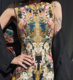 Vestido Alexander Mcqueen Hummingbird na internet