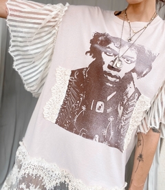 Camiseta Upcycling Jimi Hendrix - Frou Frou Vintage – Vintage Store