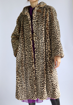 Casacão Leopardo longo - Frou Frou Vintage – Vintage Store