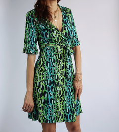 Vestido Wrap Dress DVF - loja online