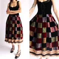 Vestido Patchwork Daslu - loja online