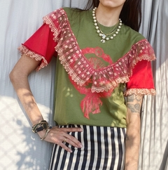 Camiseta 80’s+Kenzo Jungle+Upcycling - loja online