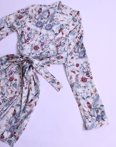 Robe de cetim de seda Derek Rose - Frou Frou Vintage – Vintage Store