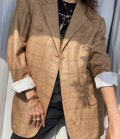 Blazer em cashmere+seda Ermenegildo Zegna - loja online