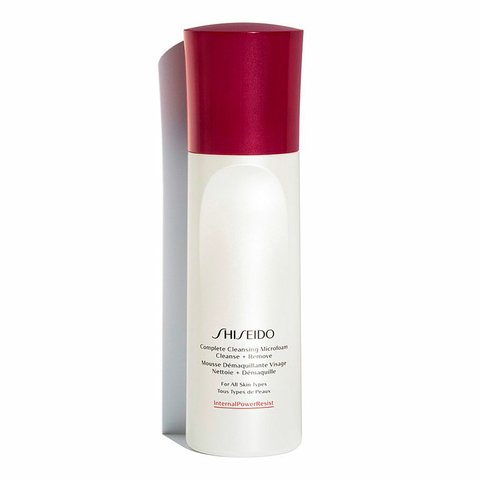 Shiseido Complet Cleansing Microfoam Cleanse + Revove All Skin Types - Mousse