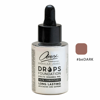 Maquillaje L¡quido Drops Foundation Be Dark - Fluido - comprar online