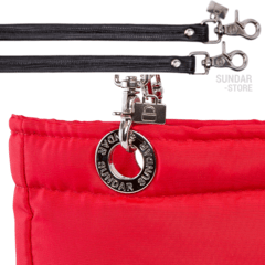 Image of RED SUNDAR, TOP ZIPPER, SHOULDER BAG