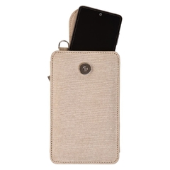 Image of Sand Small Crossbody Bag Cell Phone Purse With Credit Card Slots.