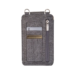 Silver Small Crossbody Bag Cell Phone Purse With Credit Card Slots. - buy online
