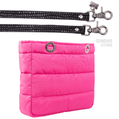 NEON PINK, TOP ZIPPER, SHOULDER BAG - buy online