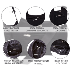 MARTINA - BLACK SUNDAR BAG on internet