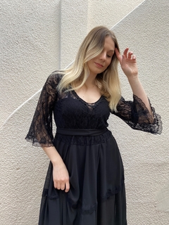 VESTIDO HORTENSIA NEGRO - tienda online