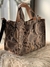 Cartera ANGY Reptil Nude - comprar online