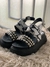 Sandalias Praga Negra+ reptil