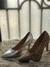 Stiletto Ornella - Plata y Print