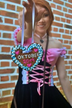 VESTIDO DE VELUDO PARA OKTOBERFEST - MILADY - loja online