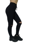 legging fitness com recortes no joelho. 