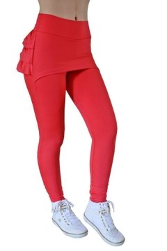 LEGGING COM BABADOS - CORAL