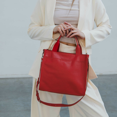 Tote Frida Cuero Rojo - comprar online