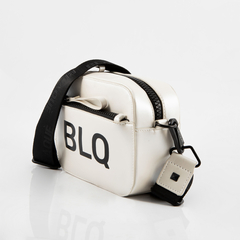 Blaqué - Crossbody Bag Medium Net Blanco Perlado - comprar online