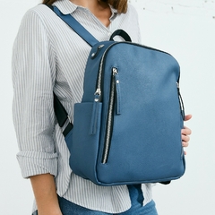 Mochila Oslo Sintetico Azul - Satchel