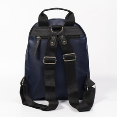 Mochila Pocket Impermeable Azul con Gris en internet