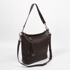 Cartera Erica Cuero Marron - comprar online