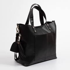 Tote Marsella Sintetico Negro - comprar online