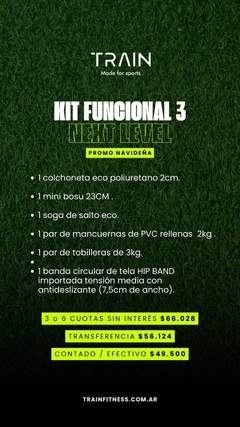 KIT FUNCIONAL 3 - NEXT LEVEL - comprar online