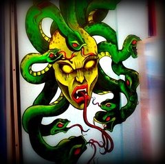 Pintura sobre Pared -Medusa (CONSULTAR) - comprar online