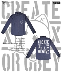 Camisa Jean Create or Obey (TEOD x Gabbie) en internet
