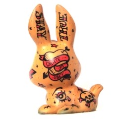 Bunny Tattoo Vintage Art Toy - Gabbie Custom Art
