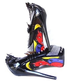 Devil Girl Stilettos - Gabbie Custom Art
