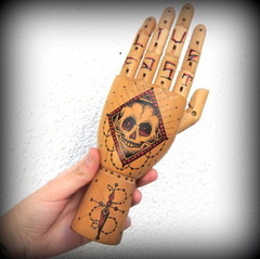 Skull Tat-a-Hand - Gabbie Custom Art