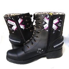 Riot Grrrl Borcegos - Gabbie Custom Art