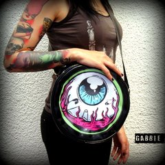 Cartera Eye Am Watching! (Borde Verde) - Gabbie Custom Art