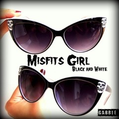 Anteojos Importados Misfits Girl Black & White