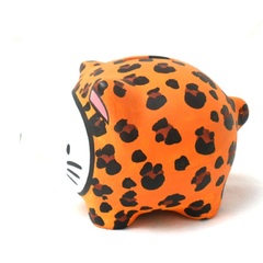 Chanchito Alcancia Hello Kitty Animal Print - Gabbie Custom Art