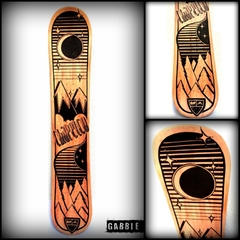 Tabla Snowboard Vintage Wood Chapelco x Gabbie - Gabbie Custom Art