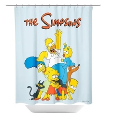 Cortina de baño teflón Simpsons
