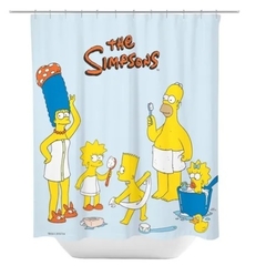 Cortina de baño teflón Simpsons - comprar online