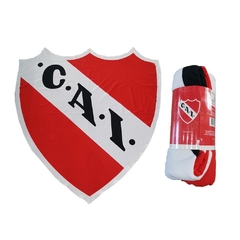 TOALLON Gigante futbol CON FORMA ESCUDO INDEPENDIENTE